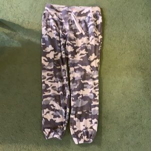 Juicy Couture Blue Camouflage Large Sweatpants